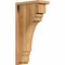 Ekena Millwork Pescadero Rough Sawn Corbel w/Backplate, Western Red Cedar, 6"W x 12"D x 24"H COR06X12X24PEC01RWR - alternate 1